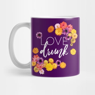 Love Drunk Cute Bride Bachelorette Party Design Mug